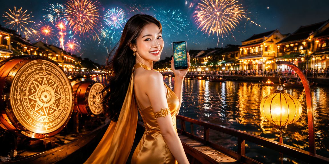 Trải nghiệm casino trên điện thoại giữa không gian đèn lồng lung linh Hội An